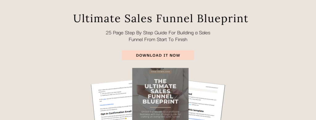Sales funnel blueprint free download. Step by step guide for building a sales funnel from scratch.